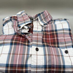 Men’s Orvis Size Medium Plaid Button‎ Down Long Sleeve Shirt